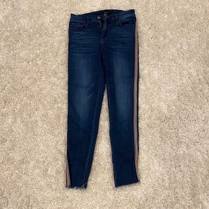 lightly worn stretchy jeans